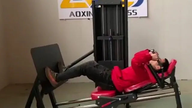 Máquina de prensa de piernas horizontal