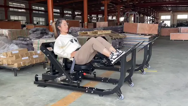 Máquina de empuje de cadera para glúteos