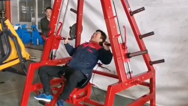 Máquina de prensa de pecho